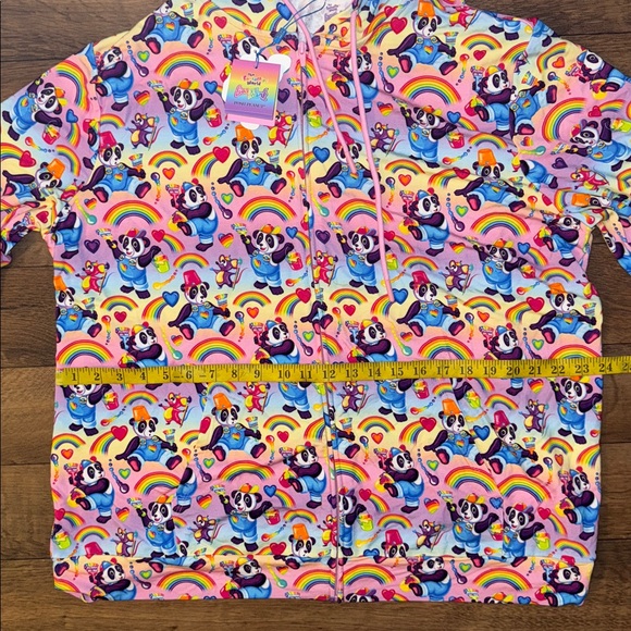 Posh Peanut x Lisa Frank Women’s Size 2XL Hoodie NWT Panda Painter Collaboration - Picture 12 of 16